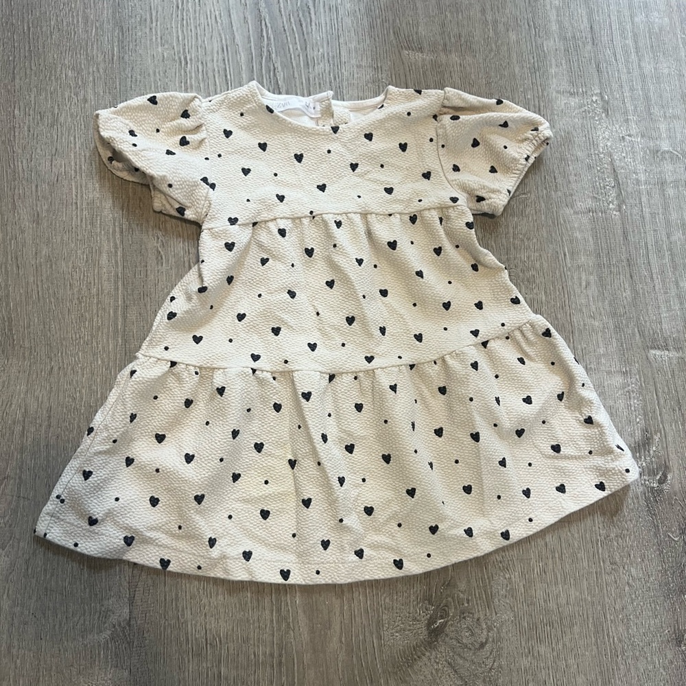 Zara girls 2-3T dress hearts